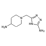 1-[(5-amino-4{H}-1,2,4-triazol-3-yl)methyl]piperidin-4-amine 2HCL