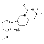 {tert}-butyl 6-methoxy-1,3,4,5-tetrahydro-2{H}-pyrido[4,3-{b}]indole-2-carboxylate