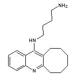 {N}-(6,7,8,9,10,11-hexahydrocycloocta[{b}]quinolin-12-yl)butane-1,4-diamine 2HCL