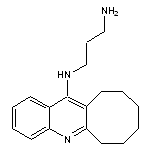 {N}-(6,7,8,9,10,11-hexahydrocycloocta[{b}]quinolin-12-yl)propane-1,3-diamine 2HCL