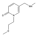 1-(2-methoxyethyl)-5-[(methylamino)methyl]-2(1H)-pyridinone