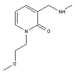 1-(2-methoxyethyl)-3-[(methylamino)methyl]-2(1H)-pyridinone