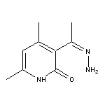 3-{1-[(Z)hydrazono]ethyl}-4,6-dimethyl-2(1H)-pyridinone