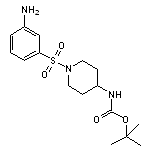 tert-butyl N-{1-[(3-aminophenyl)sulfonyl]-4-piperidyl}carbamate