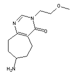 7-amino-3-(2-methoxyethyl)-3,5,6,7,8,9-hexahydro-4H-cyclohepta[d]pyrimidin-4-one