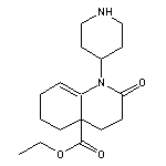 ethyl 2-oxo-1-(4-piperidyl)-1,3,4,5,6,7-hexahydro-4a(2H)-quinolinecarboxylate