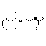 tert-butyl N-(2-{[(2-chloro-3-pyridyl)carbonyl]amino}ethyl)carbamate