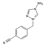 4-amino-2-(4-cyanobenzyl)-4H-1,2,4-triazol-2-ium bromide HBr