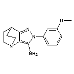 4-(3-methoxyphenyl)-1,4,5-triazatricyclo[5.2.2.0~2,6~]undeca-2,5-dien-3-amine