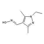 1-ethyl-3,5-dimethyl-1H-pyrazole-4-carbaldehyde oxime