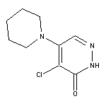 4-chloro-5-piperidino-3(2H)-pyridazinone