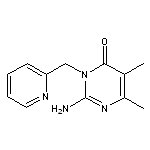 2-amino-5,6-dimethyl-3-(pyridin-2-ylmethyl)pyrimidin-4(3H)-one