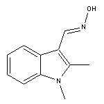 1,2-dimethyl-1H-indole-3-carbaldehyde oxime