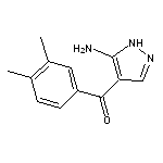 (5-amino-1H-pyrazol-4-yl)(3,4-dimethylphenyl)methanone HCl