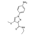 1-(4-aminophenyl)-N-ethyl-4-methoxy-1H-pyrazole-3-carboxamide