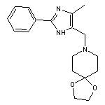 8-[(4-methyl-2-phenyl-1H-imidazol-5-yl)methyl]-1,4-dioxa-8-azaspiro[4.5]decane