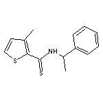 3-methyl-N-(1-phenylethyl)thiophene-2-carbothioamide