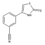 3-(2-oxo-2,3-dihydro-1,3-thiazol-4-yl)benzonitrile