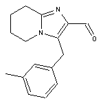 3-(3-methylbenzyl)-5,6,7,8-tetrahydroimidazo[1,2-a]pyridine-2-carbaldehyde