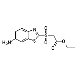 ethyl [(6-amino-1,3-benzothiazol-2-yl)sulfonyl]acetate