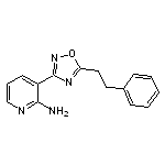 3-[5-(2-phenylethyl)-1,2,4-oxadiazol-3-yl]-2-pyridinamine