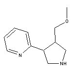 2-[4-(methoxymethyl)-3-pyrrolidinyl]pyridine 2HCl