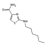 2-(hexylamino)-1,3-thiazole-4-carboxamide