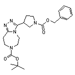 tert-butyl 3-{1-[(benzyloxy)carbonyl]-3-pyrrolidinyl}-5,6,8,9-tetrahydro-7H-[1,2,4]triazolo[4,3-d][1,4]diazepine-7-carboxylate