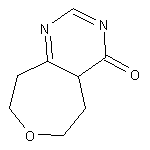 5,6,8,9-tetrahydrooxepino[4,5-d]pyrimidin-4(4aH)-one