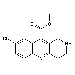 methyl 8-chloro-1,2,3,4-tetrahydrobenzo[b]-1,6-naphthyridine-10-carboxylate