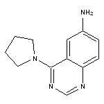 4-(1-pyrrolidinyl)-6-quinazolinamine