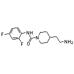 4-(2-aminoethyl)-N-(2,4-difluorophenyl)tetrahydro-1(2H)-pyridinecarboxamide 2HCl