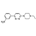 3-[6-(4-ethylpiperazino)-3-pyridazinyl]aniline