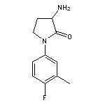 3-amino-1-(4-fluoro-3-methylphenyl)-2-pyrrolidinone