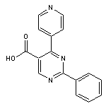 2-phenyl-4-(4-pyridyl)-5-pyrimidinecarboxylic acid