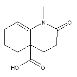 1-methyl-2-oxo-1,3,4,5,6,7-hexahydro-4a(2H)-quinolinecarboxylic acid