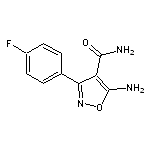 5-amino-3-(4-fluorophenyl)-4-isoxazolecarboxamide