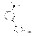 N-[3-(5-amino-1H-pyrazol-3-yl)phenyl]-N,N-dimethylamine