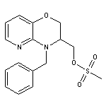 (4-benzyl-3,4-dihydro-2H-pyrido[3,2-b][1,4]oxazin-3-yl)methyl methanesulfonate