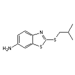 2-(isobutylsulfanyl)-1,3-benzothiazol-6-amine