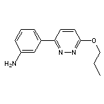 3-(6-propoxy-3-pyridazinyl)aniline