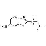 2-(isobutylsulfonyl)-1,3-benzothiazol-6-amine