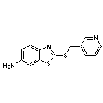 2-[(3-pyridylmethyl)sulfanyl]-1,3-benzothiazol-6-amine