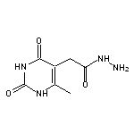 2-(6-methyl-2,4-dioxo-1,2,3,4-tetrahydropyrimidin-5-yl)acetohydrazide