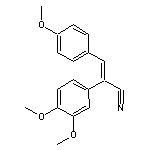 (2E)-2-(3,4-dimethoxyphenyl)-3-(4-methoxyphenyl)acrylonitrile