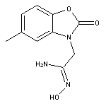 (1Z)-N’-hydroxy-2-(5-methyl-2-oxo-1,3-benzoxazol-3(2H)-yl)ethanimidamide