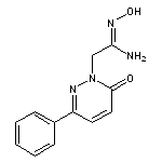 (1Z)-N’-hydroxy-2-(6-oxo-3-phenylpyridazin-1(6H)-yl)ethanimidamide