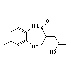 (8-methyl-4-oxo-2,3,4,5-tetrahydro-1,5-benzoxazepin-3-yl)acetic acid