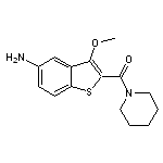 3-methoxy-2-(piperidin-1-ylcarbonyl)-1-benzothien-5-ylamine