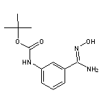 tert-butyl 3-[(Z)-amino(hydroxyimino)methyl]phenylcarbamate